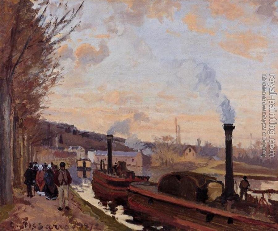 Camille Pissarro : The Seine at Marly II
